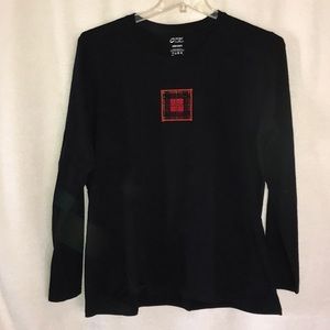 Vintage embroidered Christmas, long sleeve, T-shirt, size XL